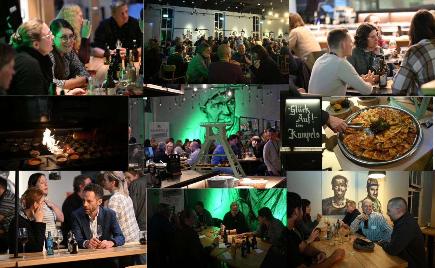 Ausklingen des Abends im Restaurant Kumpels © Fliegender Fotograf 01.10.2025 Ausklingen des Abends im Restaurant Kumpels © Fliegender Fotograf 01.10.2025